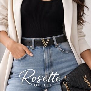 Mario Valentino belt “Navy blue” new with tag